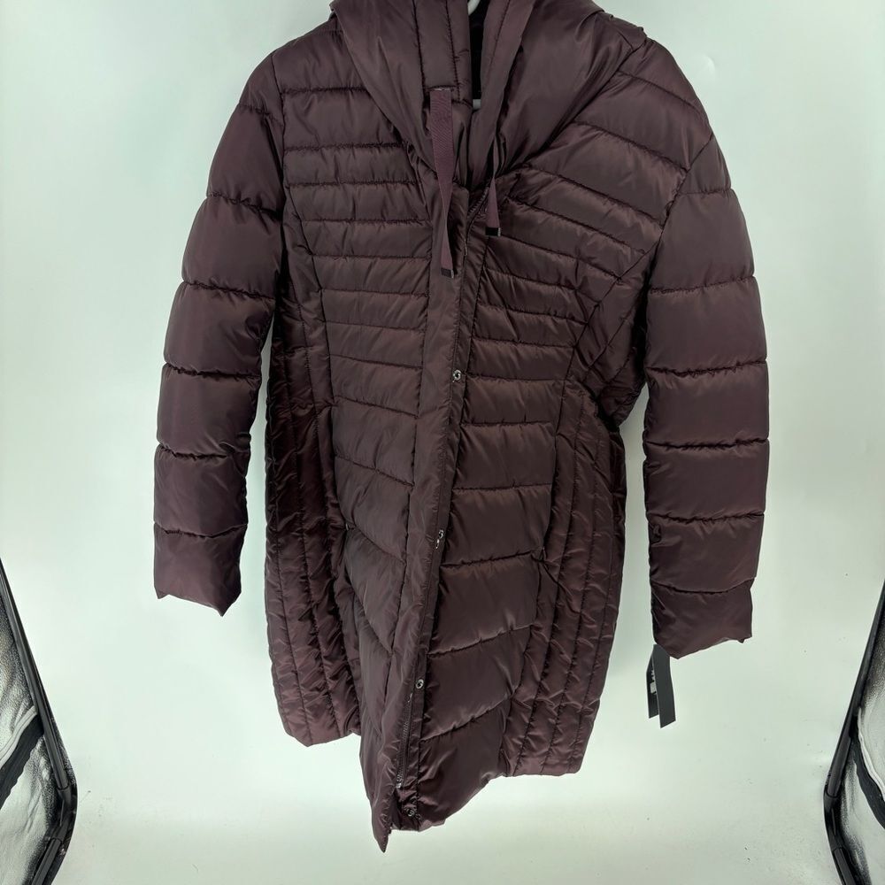 Tahari Women's Puffer Jacket - Dark Brown